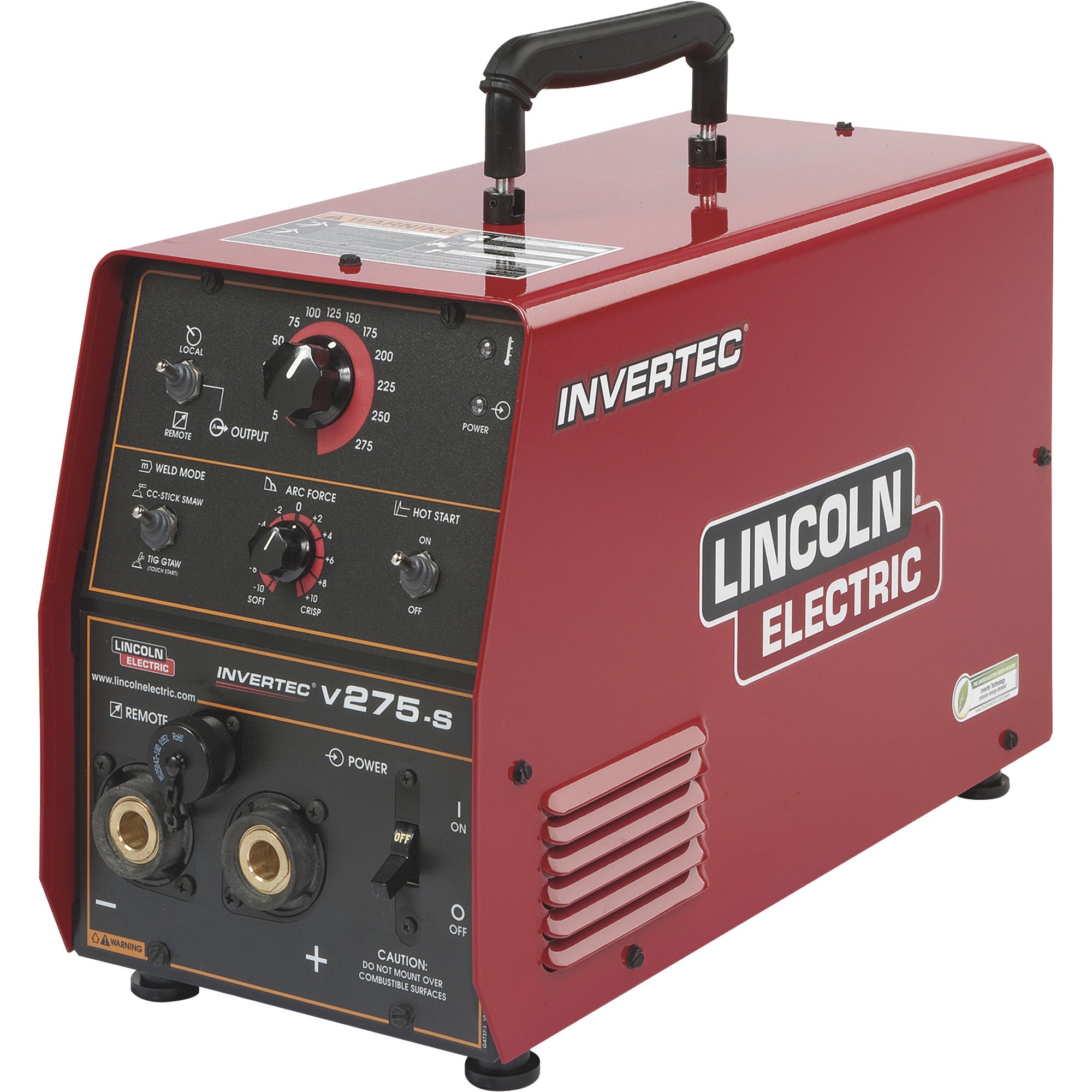 Lincoln Electric Invertec® V275-S Stick and TIG Welder — 208/230/380/415/460/575 Volt, 5–275 Amp Output, Model# K2269-3